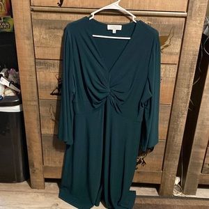 Dark green dress